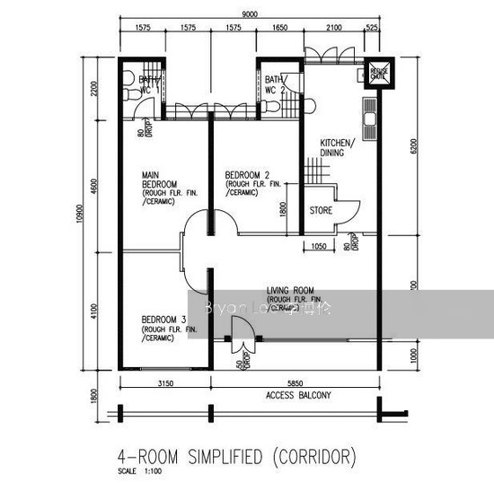 Blk 349 Ubi Avenue 1 (Geylang), HDB 4 Rooms #150642242